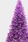5ft Purple Canadian Pine Christmas Tree with Hinged Branches and Metal Stand